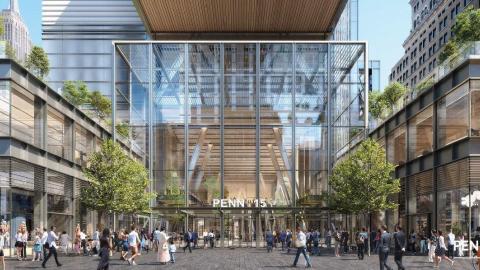 View of main entrance to PENN 15