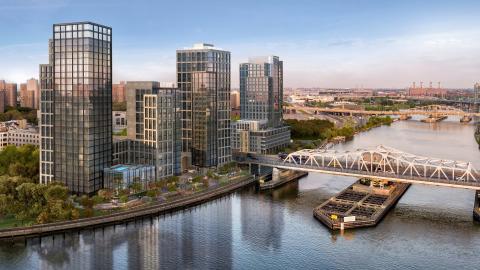 Rendering of the Bankside development