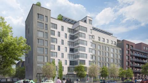 Rendering of the Rheingold Senior Residences