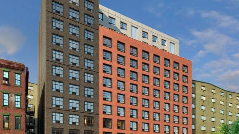 Rendering of the Mount Hope Walton Apartments