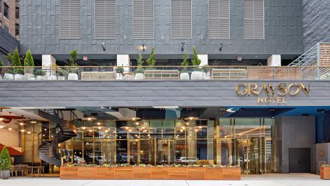 Exterior of the Grayson Hotel