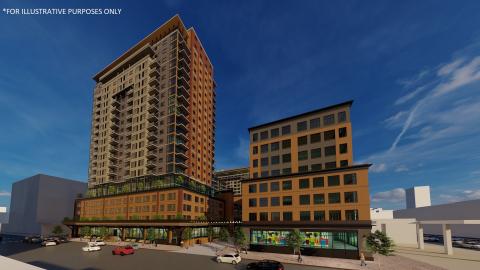 Rendering of Holland Gardens redevelopment