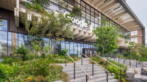 Google's new NYC-headquarters at St. John's terminal